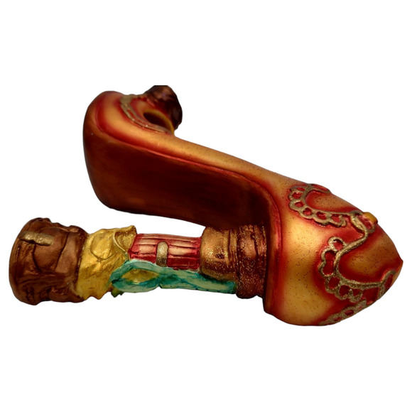 Vintage Decorative Sculpted High Heel Shoe Figurine with Purse Art Vanity Decor - Picture 9 of 12